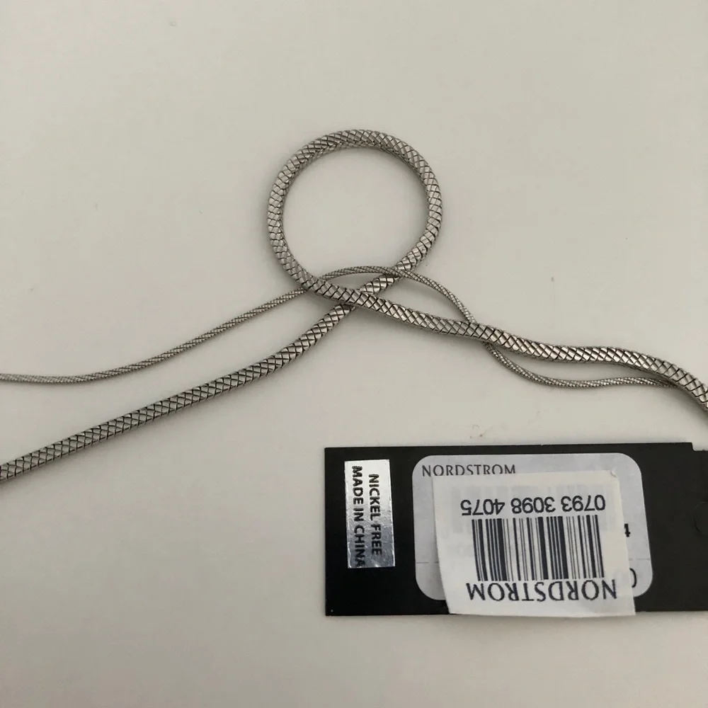 NWT Nordstrom Double Chain Necklace - Picture 6 of 8